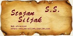 Stojan Šiljak vizit kartica